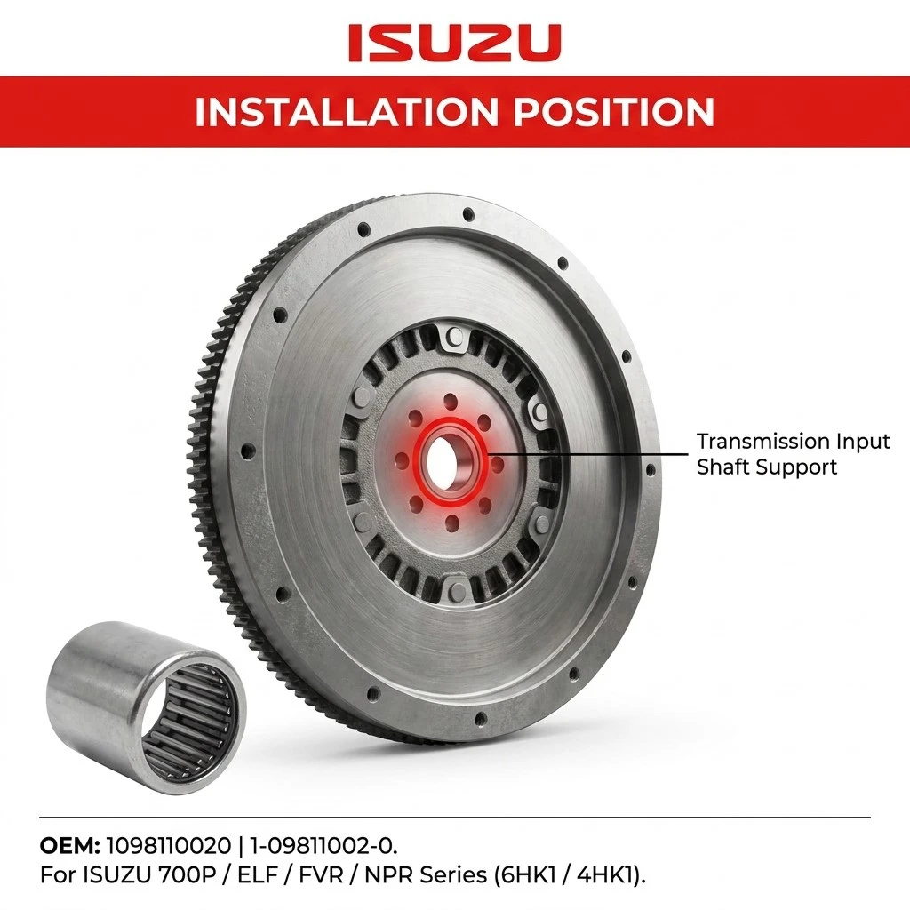 1098110022 8983597420 Top Gear Shaft Pilot Bearing For ISUZU 700P ELF FVR FTR NPR NQR With 6HK1 4HK1 4JK1 Engine