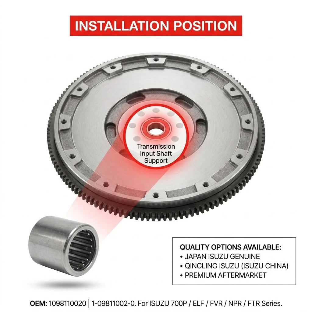1098110022 8983597420 Top Gear Shaft Pilot Bearing For ISUZU 700P ELF FVR FTR NPR NQR With 6HK1 4HK1 4JK1 Engine